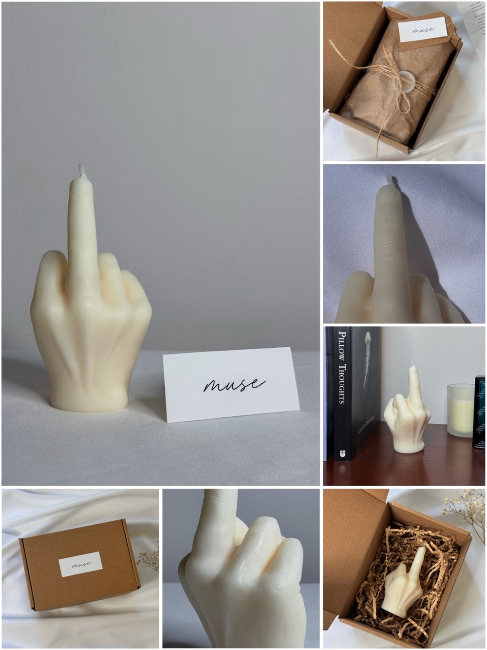Middle Finger Candle | A little rebel for your space